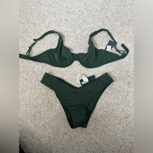 Green abercrombie and fitch bathing suit